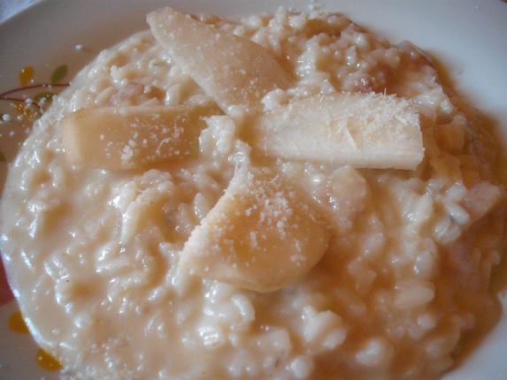 Risotto alle pere con gorgonzola e noci